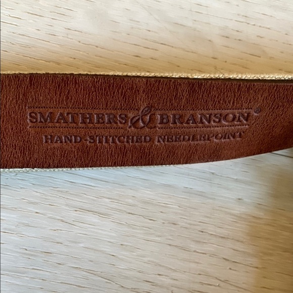 Stylish Tan and Blue Men's Belt - Picture 7 of 13